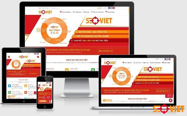 Thiết kế website Seoviet | Dịch vụ thiết kế web seoviet