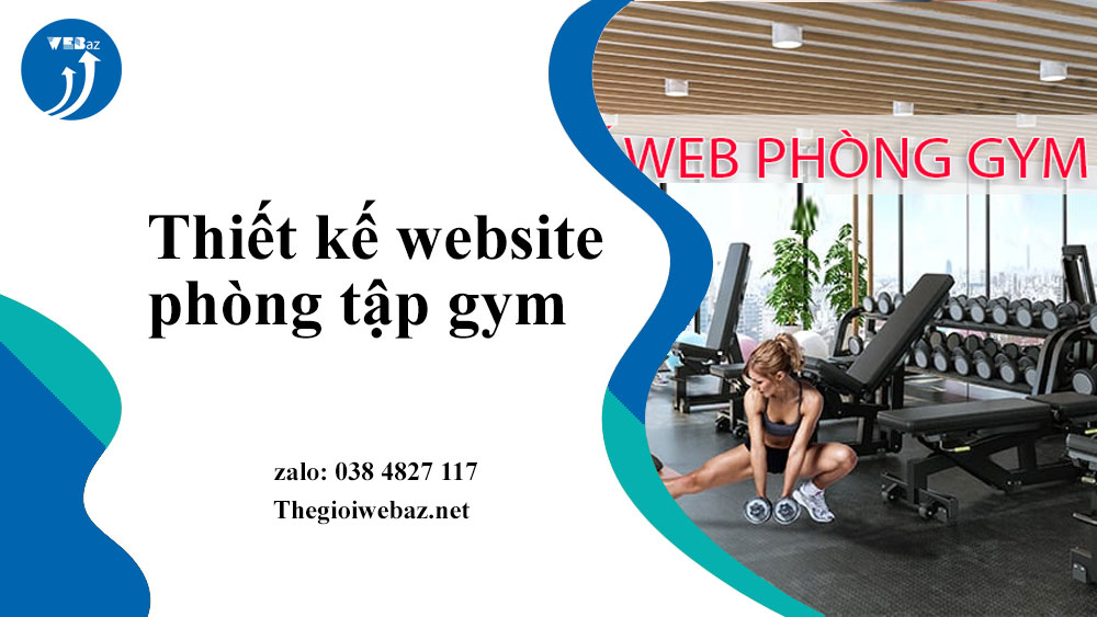 Thiết kế website phòng tập gym