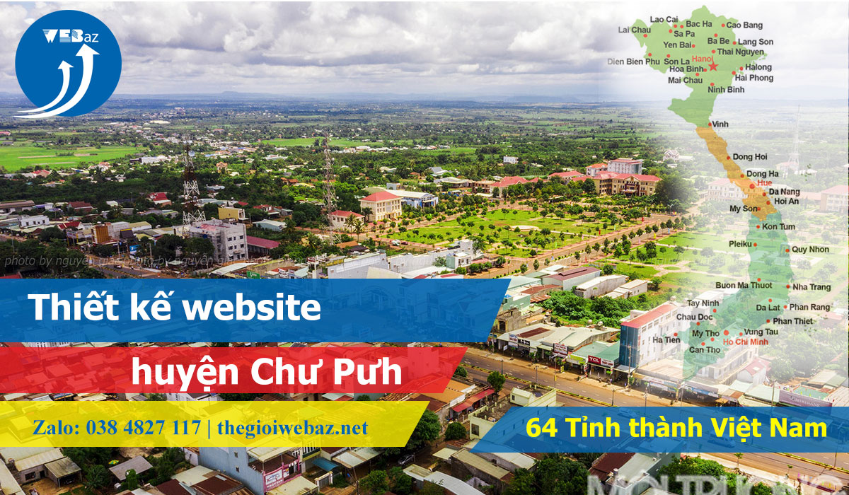 Thiết kế website huyện Chư Pưh