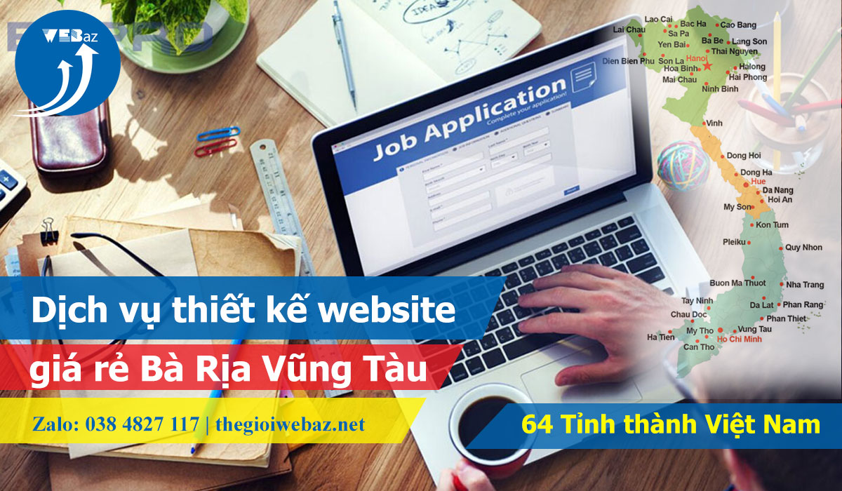 Dịch vụ thiết kế website giá rẻ tại Bà Rịa Vũng Tàu