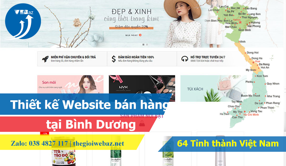 Thiết kế Website bán hàng tại Bình Dương