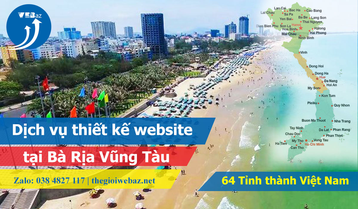 thiết kế website tại Bà Rịa Vũng Tàu